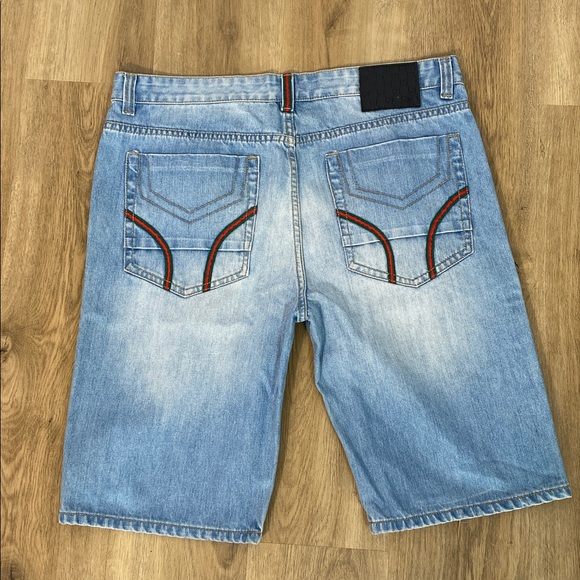 Gucci Men's Light Blue Jean Shorts size 38 - Picture 1 of 15